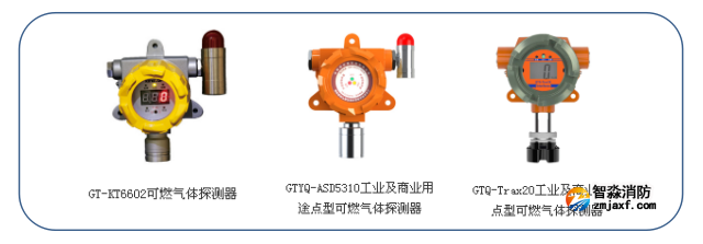 可燃氣體探測器不同型號